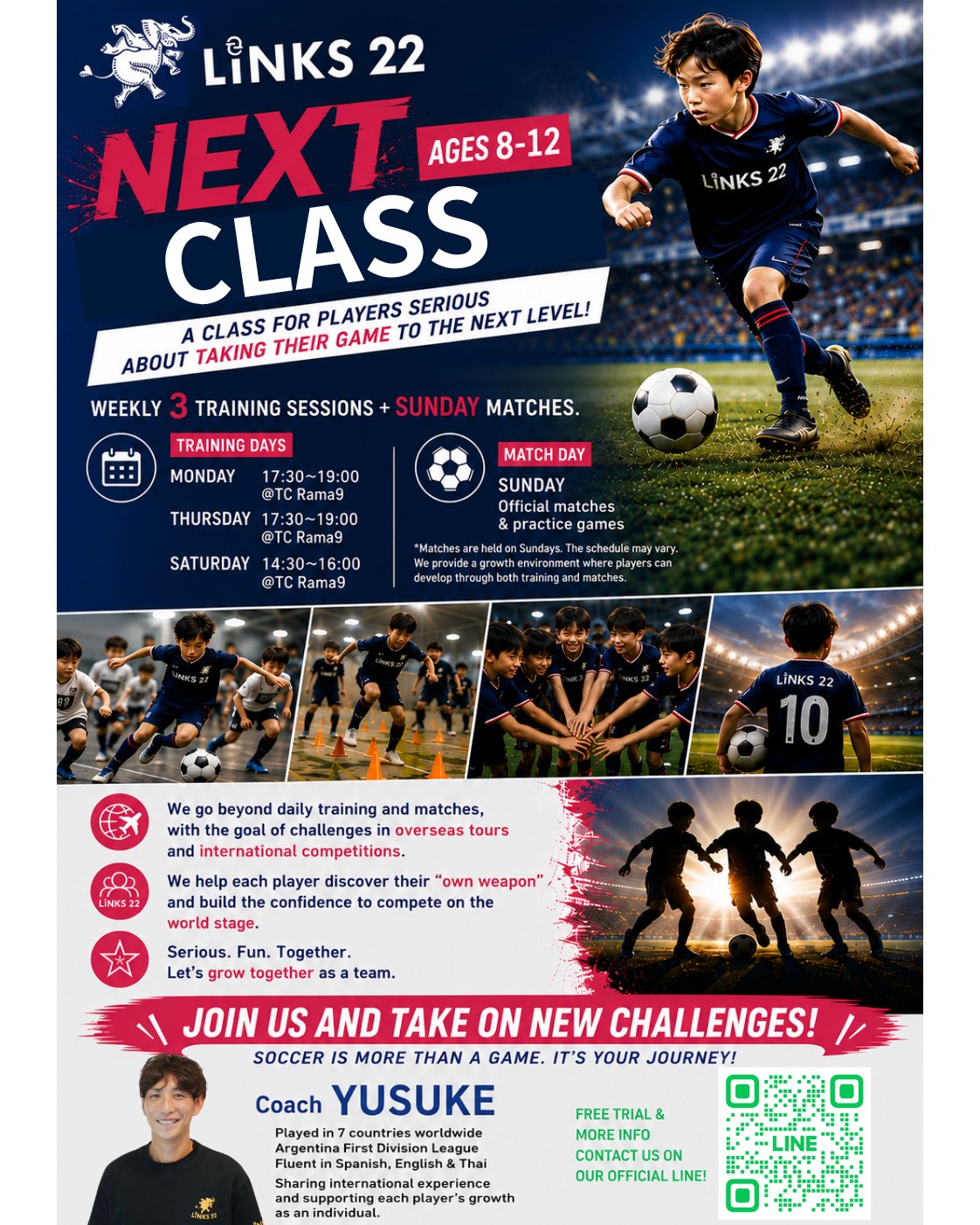 LINKS Next Class flyer