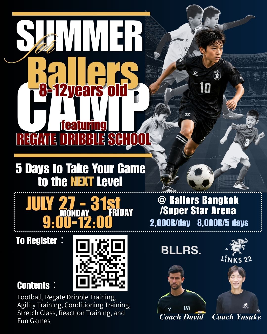 Summer Ballers Camp 2026 flyer